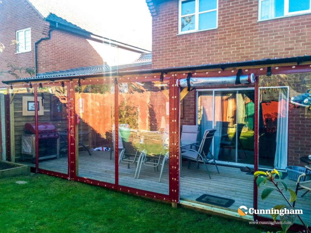 BBQ in the winter, made easy with Cunningham side panels