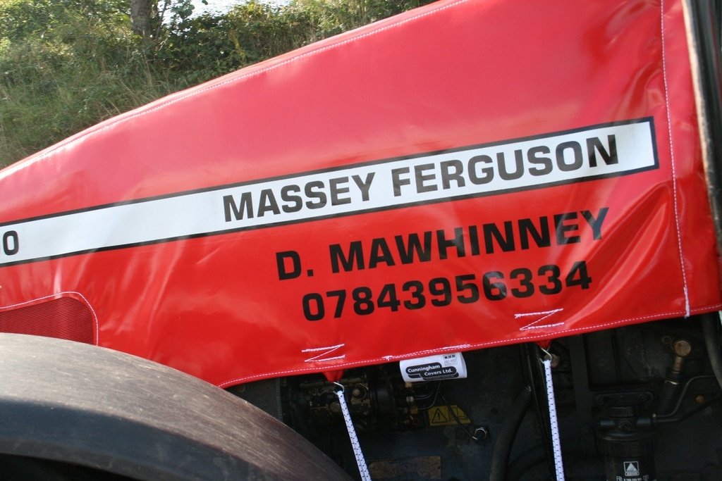 Red Tractor Bonnet Cover for Massey Ferguson 6290 (2)