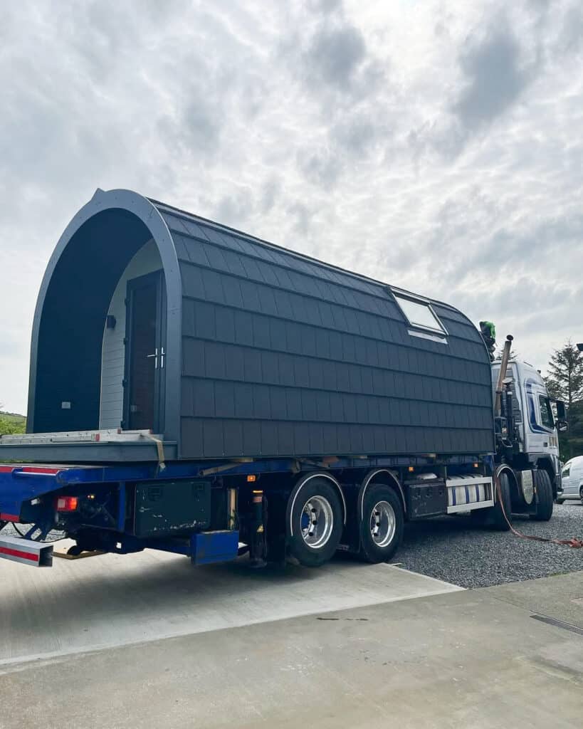 Glamping Pods IE Before Modular Building Covers