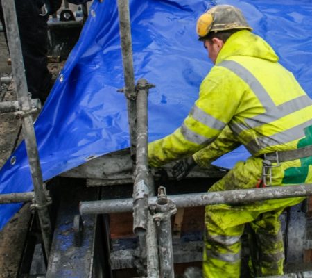PVC Insulated Concrete Curing Blanket PVC Insulated Concrete Curing Blanket